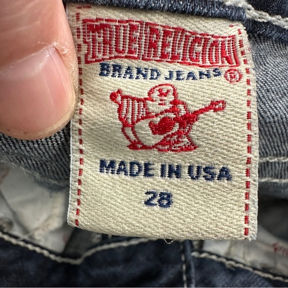 True Religion jeans, sz. 28,‎ skinny, metallic stitching, cotton blend, spring - Picture 8 of 10